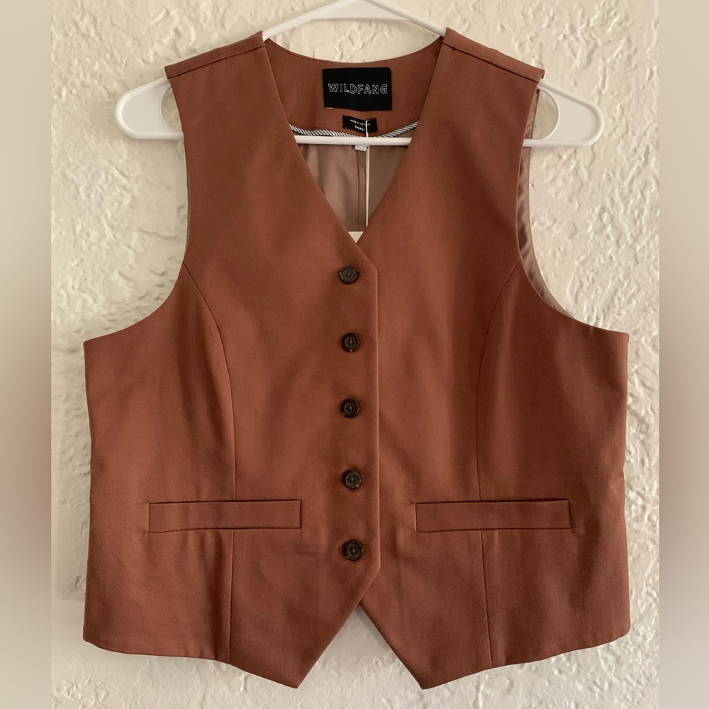 Never been worn Wildfang vest!